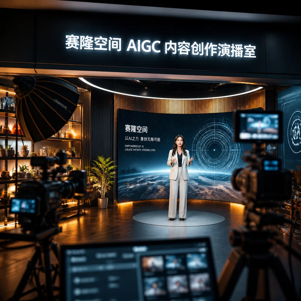 赛隆空间AIGC内容创作演播室